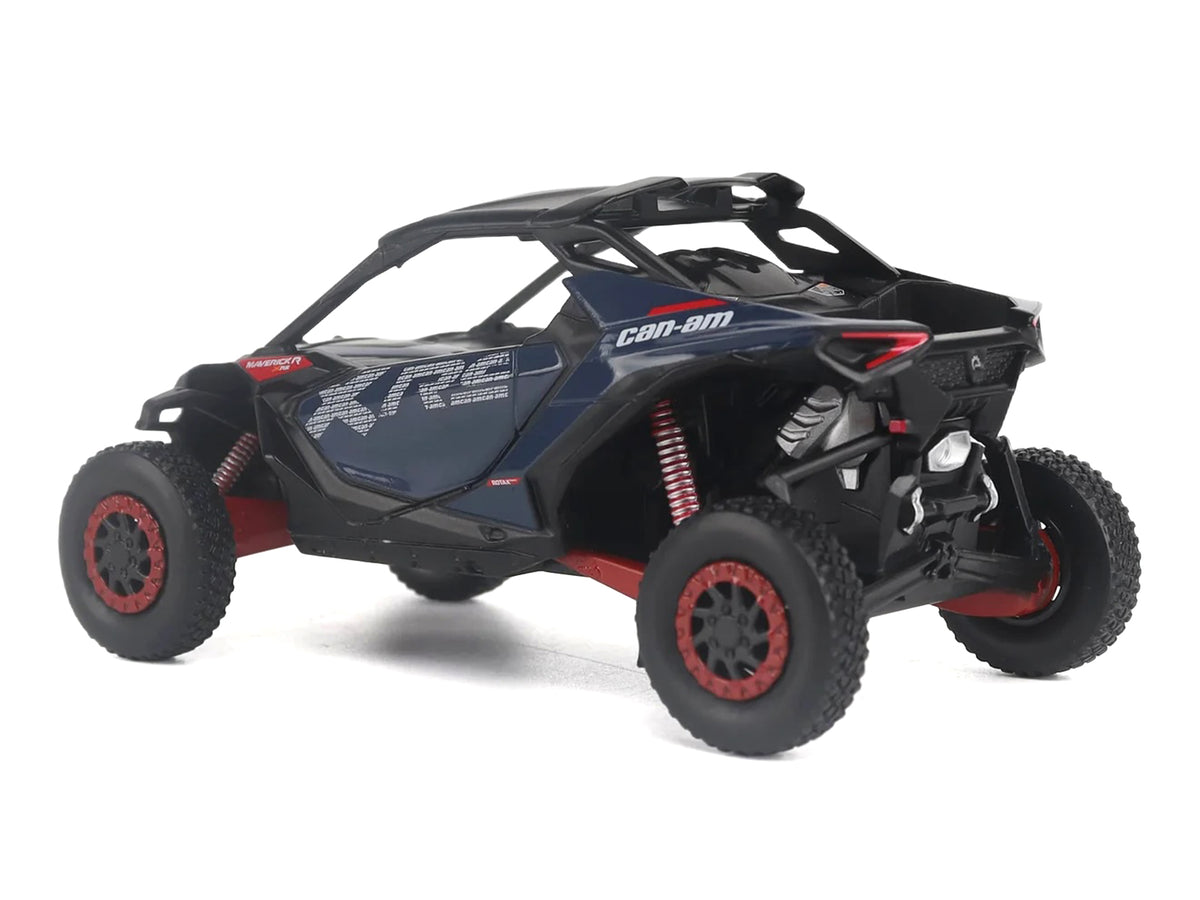 Can-Am Maverick R X RS with Smart-Shox Dark Blue and Red 1/32 Diecast Model by BRP Models - image 3