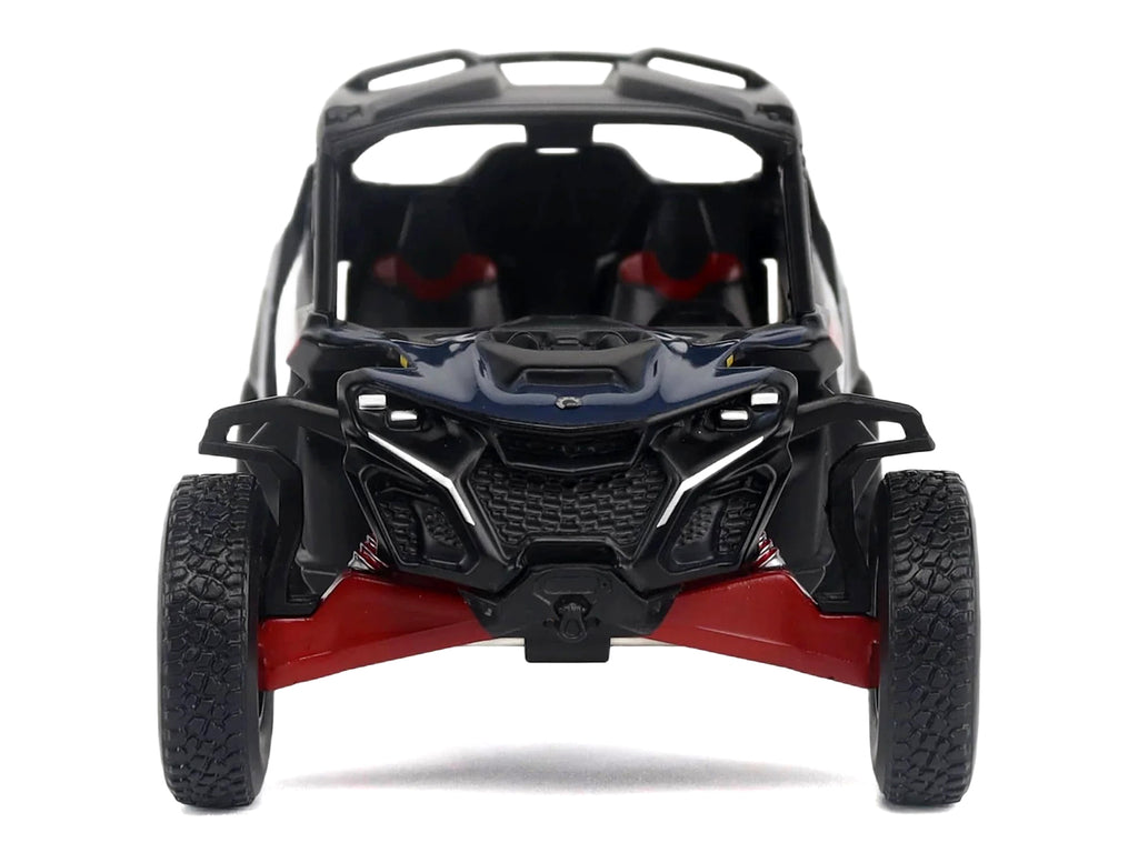 Can-Am Maverick R X RS with Smart-Shox Dark Blue and Red 1/32 Diecast Model by BRP Models - image 4