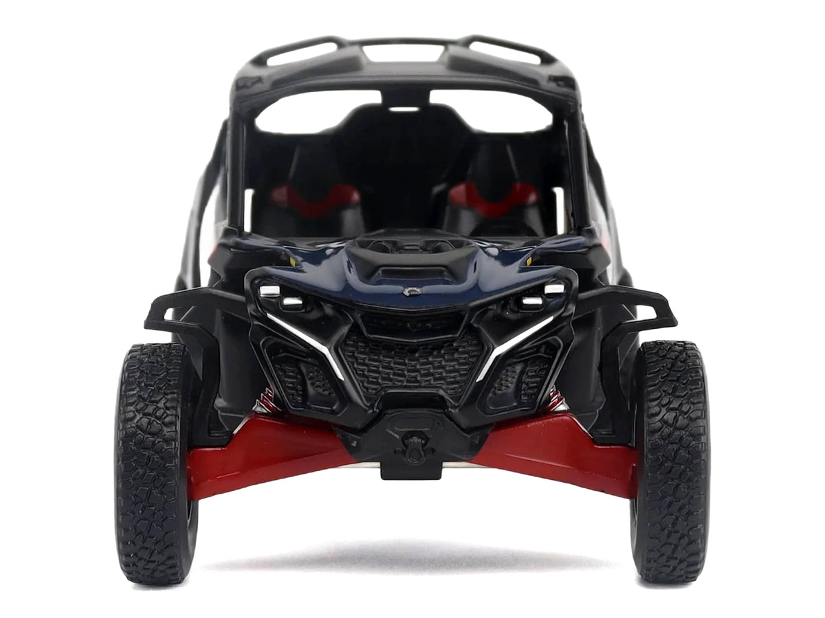 Can-Am Maverick R X RS with Smart-Shox Dark Blue and Red 1/32 Diecast Model by BRP Models - image 4