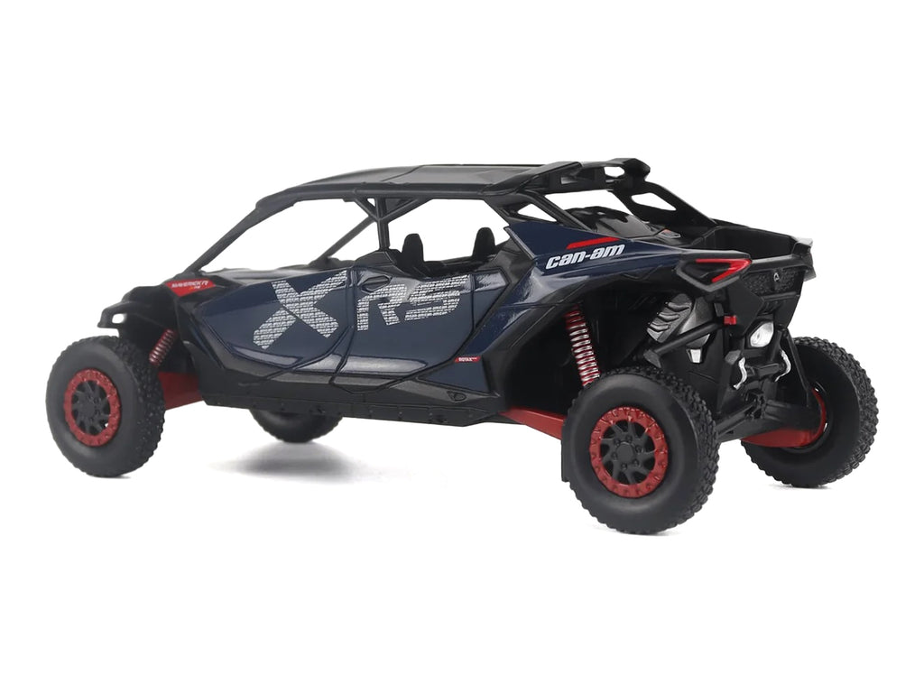 Can-Am Maverick R MAX X RS with Smart-Shox Dark Blue and Red 1/32 Diecast Model by BRP Models - image 3