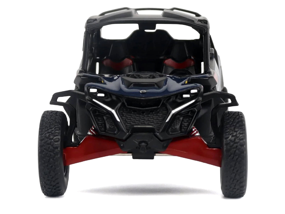 Can-Am Maverick R MAX X RS with Smart-Shox Dark Blue and Red 1/32 Diecast Model by BRP Models - image 4
