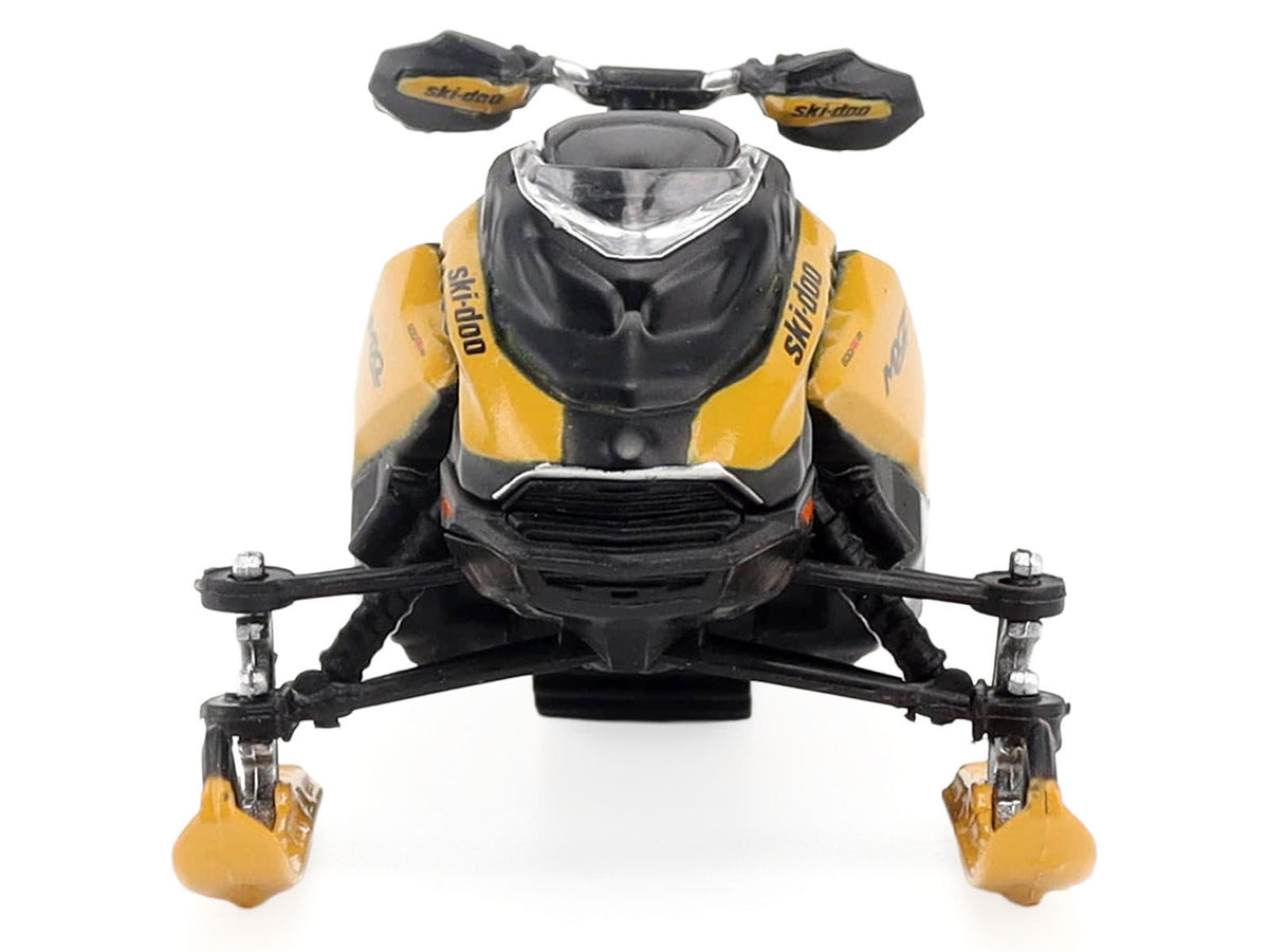 Ski-Doo MXZ XRS 20th Anniversary Snowmobile Yellow 1/32 Die Cast Model by BRP Models