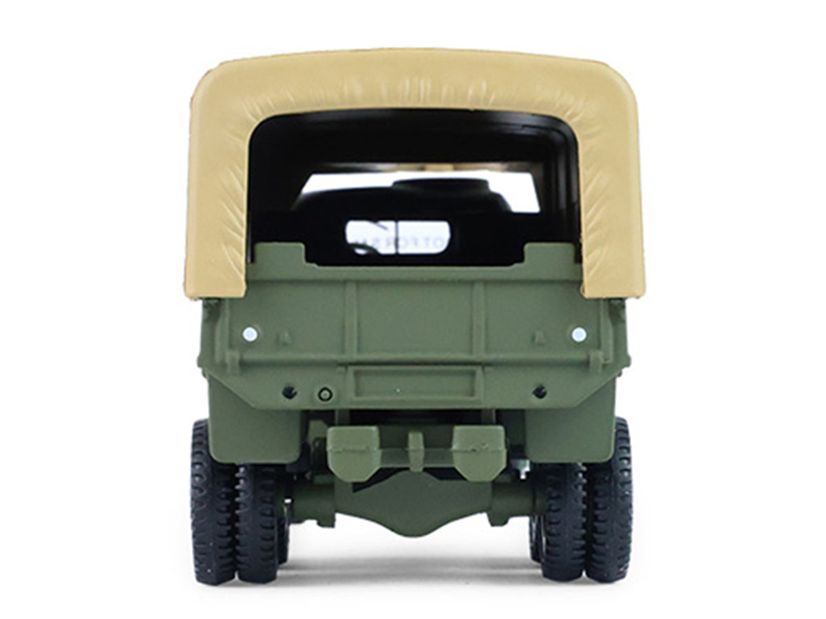 1944 GMC CCKW 353 A1 2.5T Truck "U.S. Army - WWII" Olive Drab with Tan Top "Battalion 64" Series 6 1/64 Diecast Model Car by Greenlight - image 5