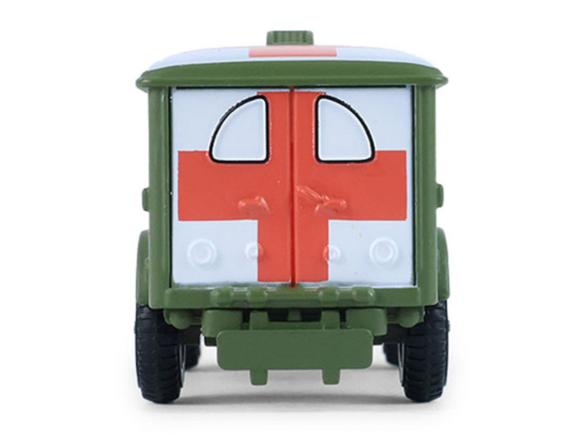 1944 Dodge WC-54 4X4 Ambulance "U.S. Army - WWII" Green with Graphics "Battalion 64" Series 6 1/64 Diecast Model Car by Greenlight - image 5