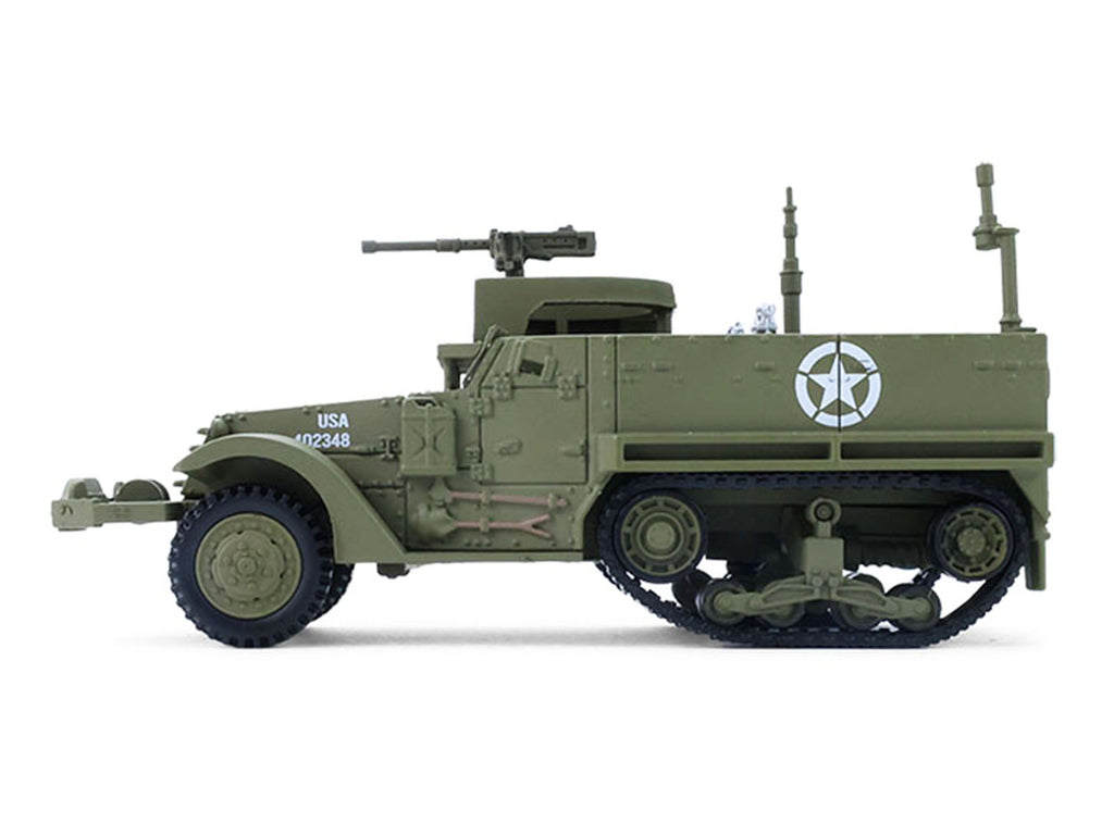 1940 M3 Half-Track Personnel Carrier "United States Army WWII" Olive Drab "Battalion 64" Series 6 1/64 Diecast Model Car by Greenlight - image 2