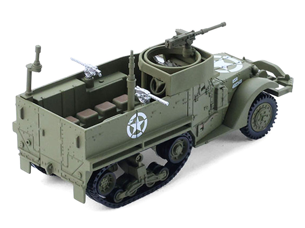 1940 M3 Half-Track Personnel Carrier "United States Army WWII" Olive Drab "Battalion 64" Series 6 1/64 Diecast Model Car by Greenlight - image 3