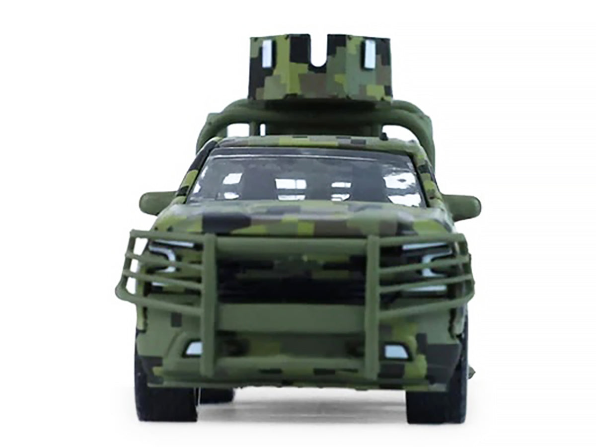 2021 Chevrolet Silverado LT Trail Boss Z71 Truck "Mexican Military" Green Digital Camouflage "Battalion 64" Series 6 1/64 Diecast Model Car by Greenlight - image 4