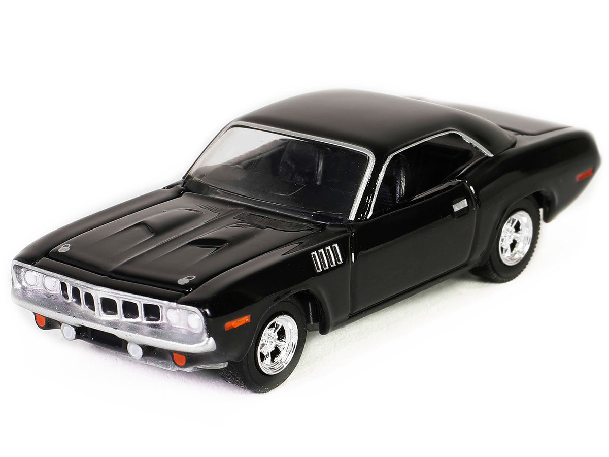 Plymouth Barracuda Black "John Wick: Chapter 4" (2023) Movie "Hollywood Series" Release 41 1/64 Diecast Model Car by Greenlight - image 2