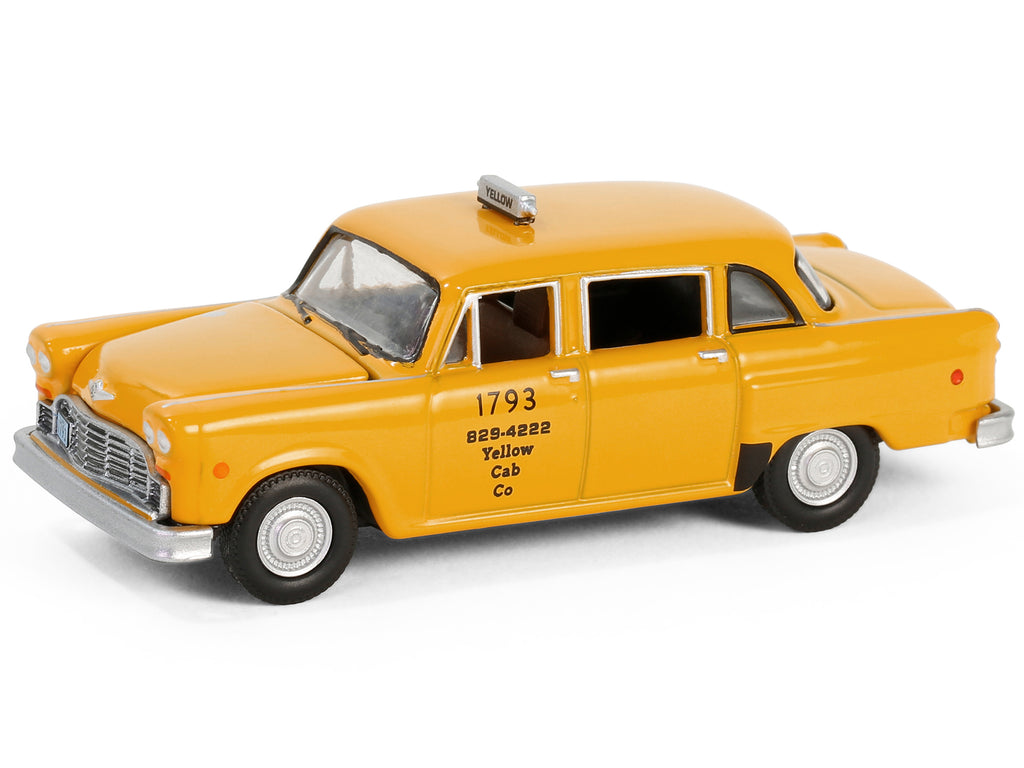 1980 Checker Taxicab "Yellow Cab Co. #1793" Yellow "Ferris Bueller's Day Off" (1986) Movie "Hollywood Series" Release 42 1/64 Diecast Model Car by Greenlight - image 2