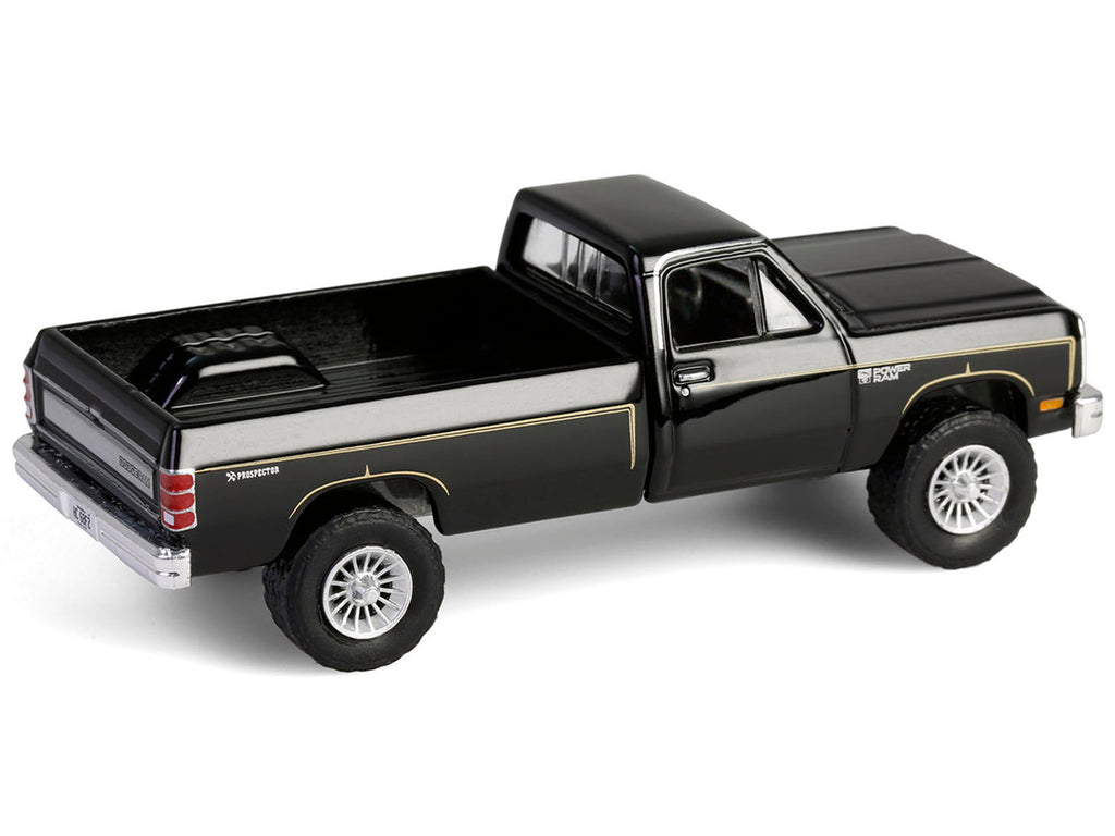 1981 Dodge Power Ram Prospector Pickup Truck Black "The A-Team" (1983-1987) TV Series "Hollywood Series" Release #43 1/64 Diecast Model Car by Greenlight - image 3