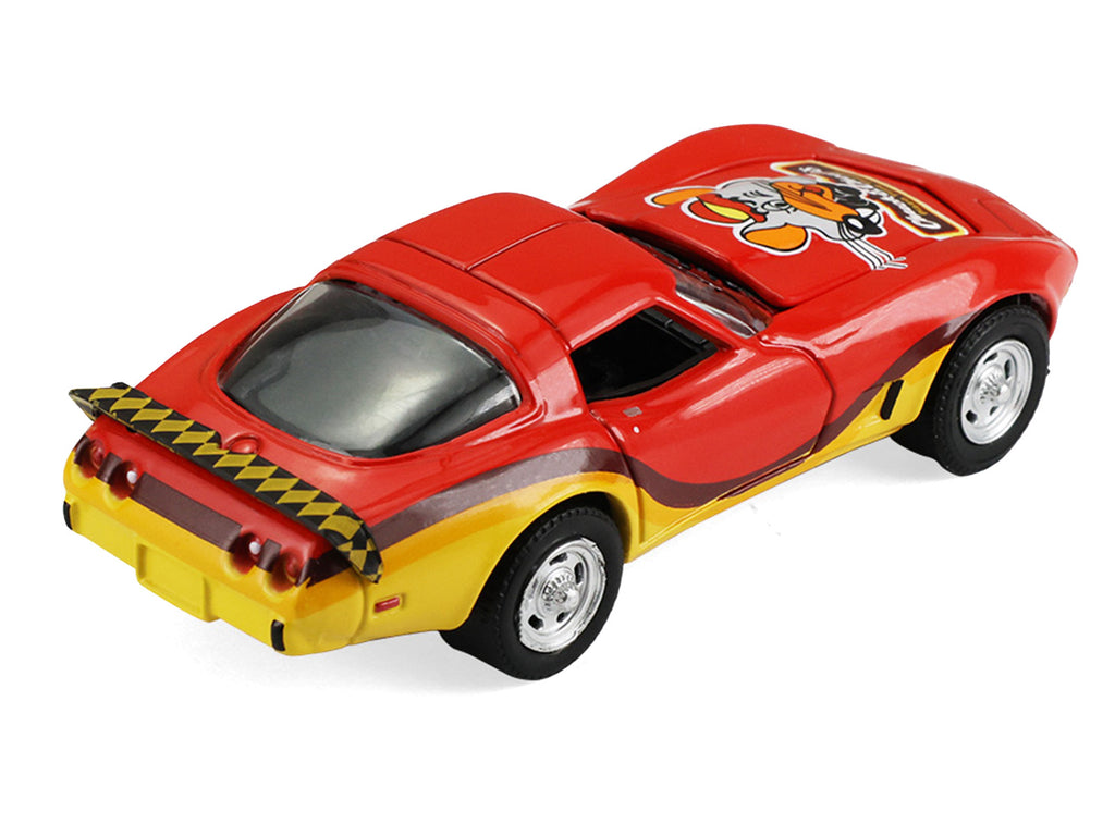 1978 Chevrolet Corvette "Chuck E. Cheese - Retro Edition" Red "Hollywood Series" Series 44 1/64 Diecast Model Car by Greenlight - image 3
