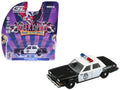 1981 Dodge Diplomat Police Car Black and White "Killer Klowns from Outer Space" (1988) Movie "Hollywood Series" Series 44 1/64 Diecast Model Car by Greenlight