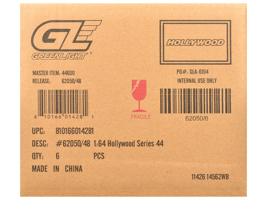 "Hollywood Series" Series 44 Set of 6 pieces 1/64 Diecast Model Cars by Greenlight - image 2