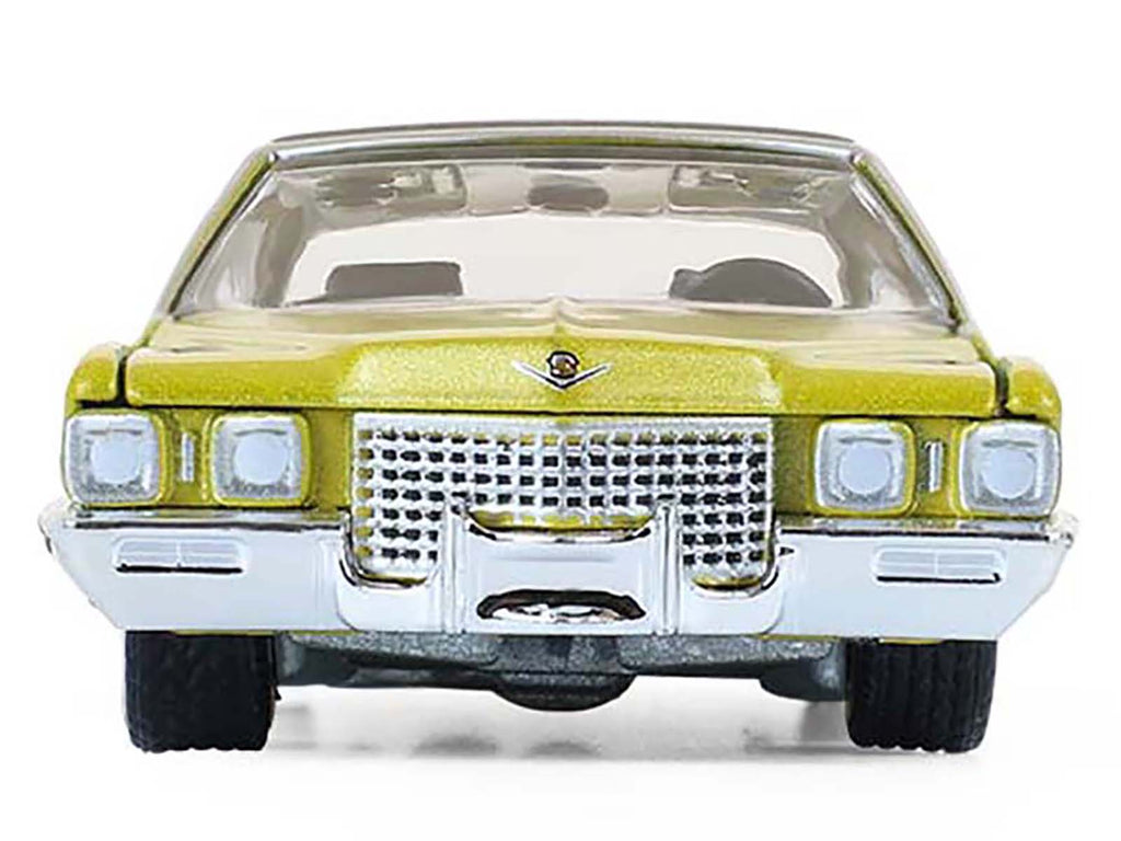 1971 Cadillac Sedan Deville Lowrider Gold Metallic with Black Top "California Lowriders" Series 7 1/64 Diecast Model Car by Greenlight - image 4