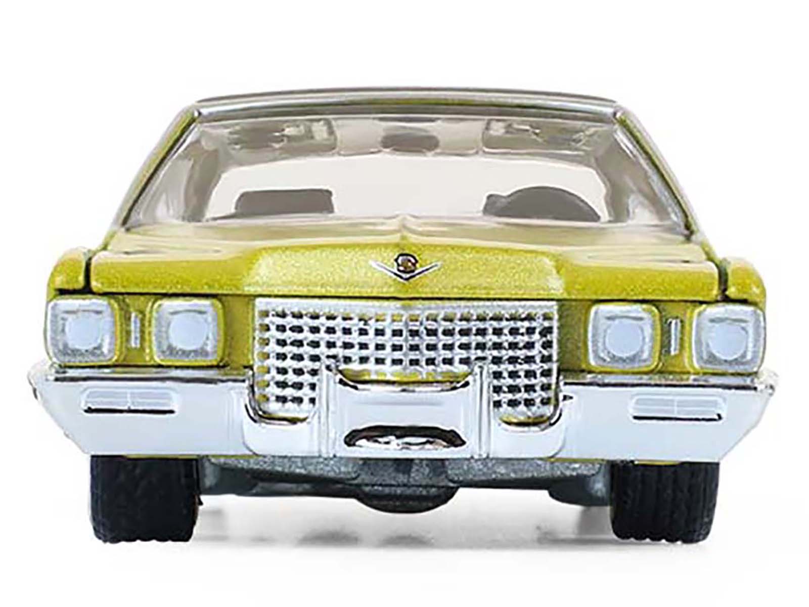 1971 Cadillac Sedan Deville Lowrider Gold Metallic with Black Top "California Lowriders" Series 7 1/64 Diecast Model Car by Greenlight - image 4
