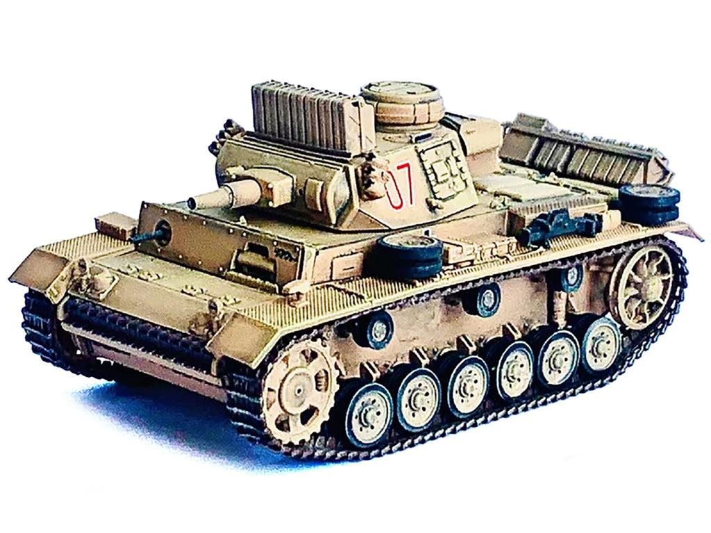 Germany Pz.Kpfw.III Ausf.N DAK Tank #07 "s.Pz.Abt.501 Tunisia" (1942/43) "NEO Dragon Armor" Series 1/72 Plastic Model by Dragon Models - image 2