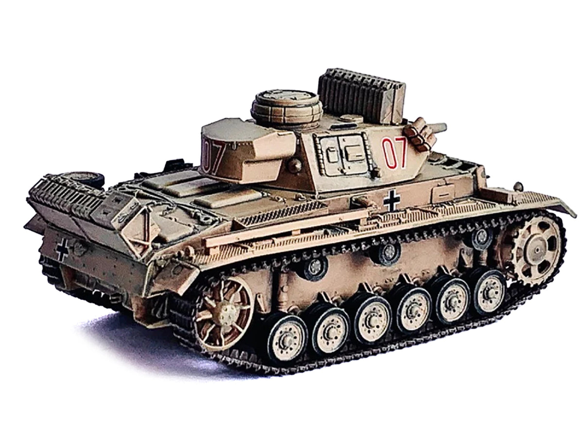 Germany Pz.Kpfw.III Ausf.N DAK Tank #07 "s.Pz.Abt.501 Tunisia" (1942/43) "NEO Dragon Armor" Series 1/72 Plastic Model by Dragon Models - image 3
