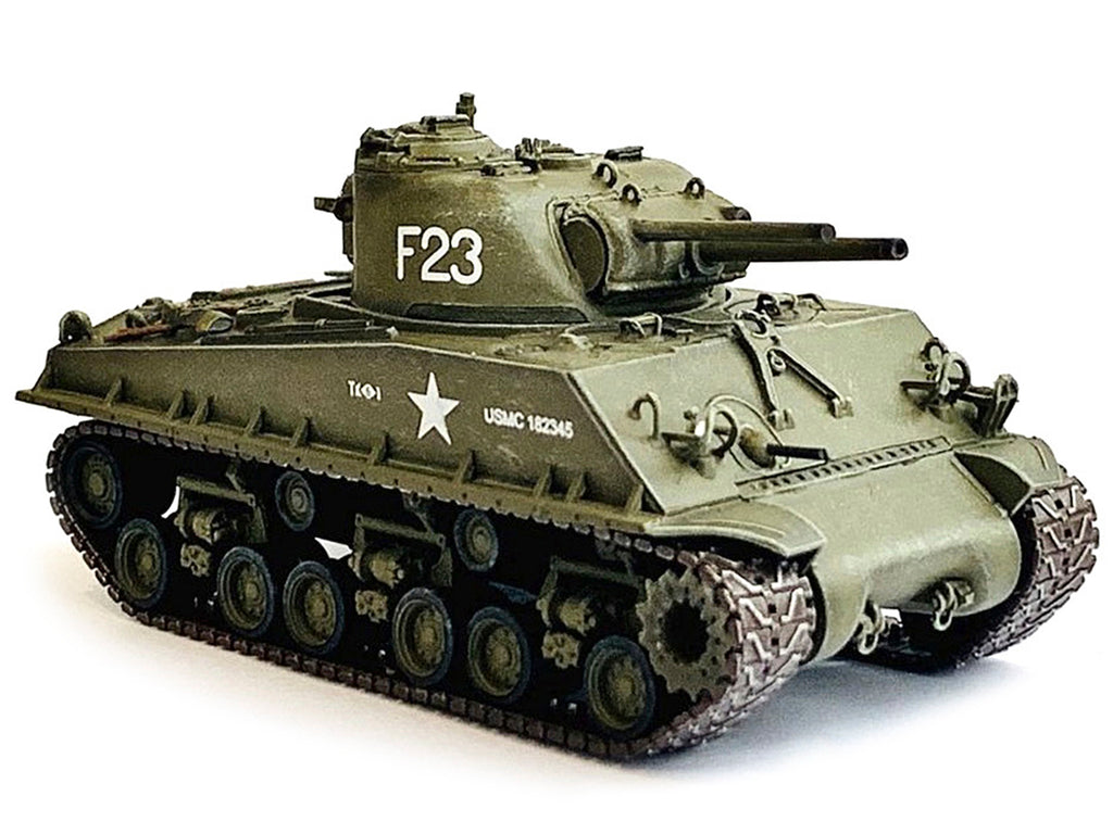 United States M4A3 HVSS POA-CWS-H5 Flamethrower Tank Olive Drab F-23 "US Marine Corps Korea" (1951) "NEO Dragon Armor" Series 1/72 Plastic Model by Dragon Models - image 3