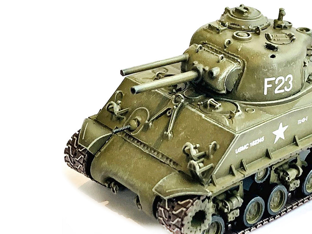 United States M4A3 HVSS POA-CWS-H5 Flamethrower Tank Olive Drab F-23 "US Marine Corps Korea" (1951) "NEO Dragon Armor" Series 1/72 Plastic Model by Dragon Models - image 2