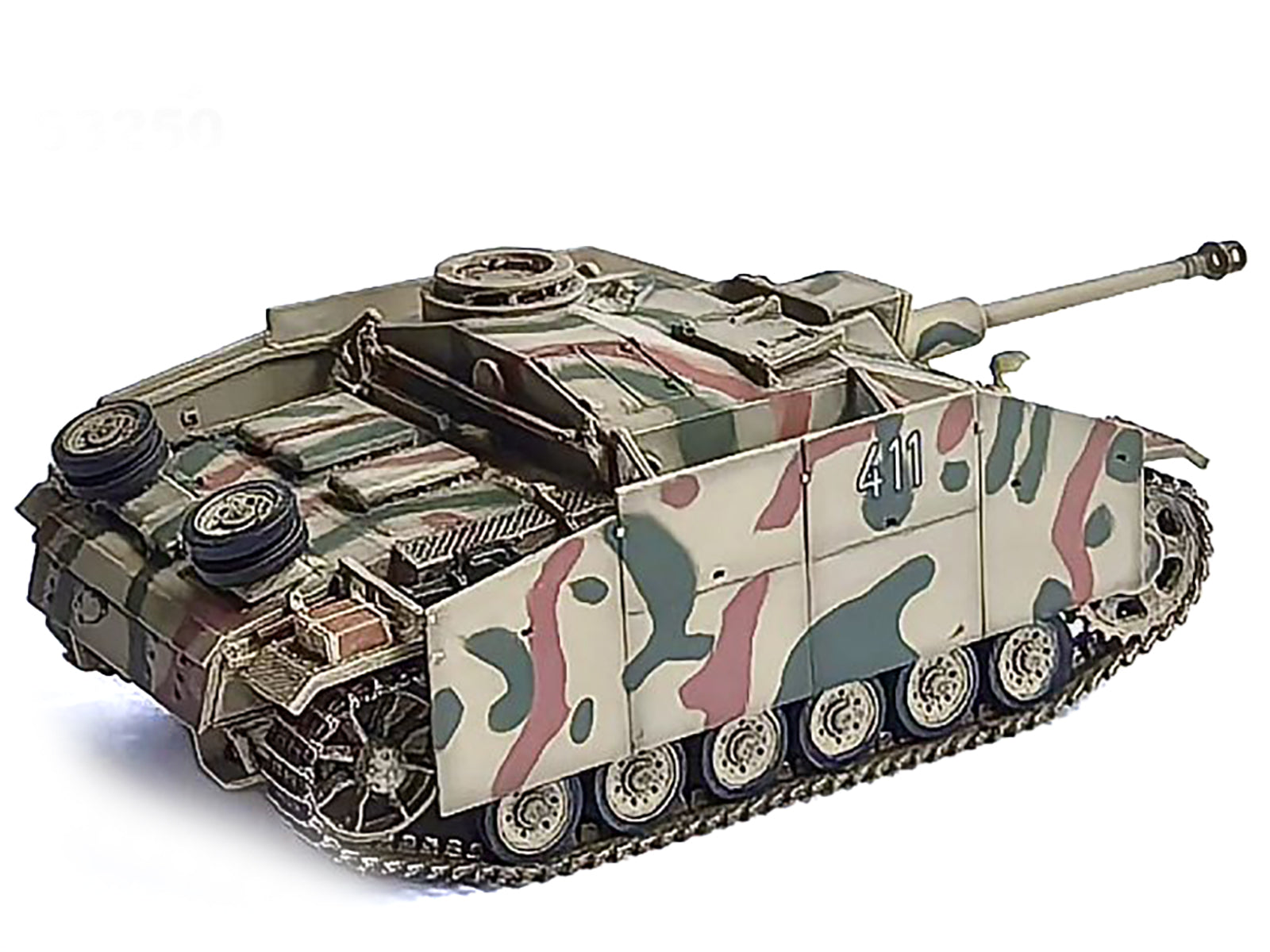 Germany StuG.III Ausf.G Early Production Tank with Schurzen #411 "Panzer Abteilung 115 Italy" (1943) "NEO Dragon Armor" Series 1/72 Plastic Model by Dragon Models - image 2