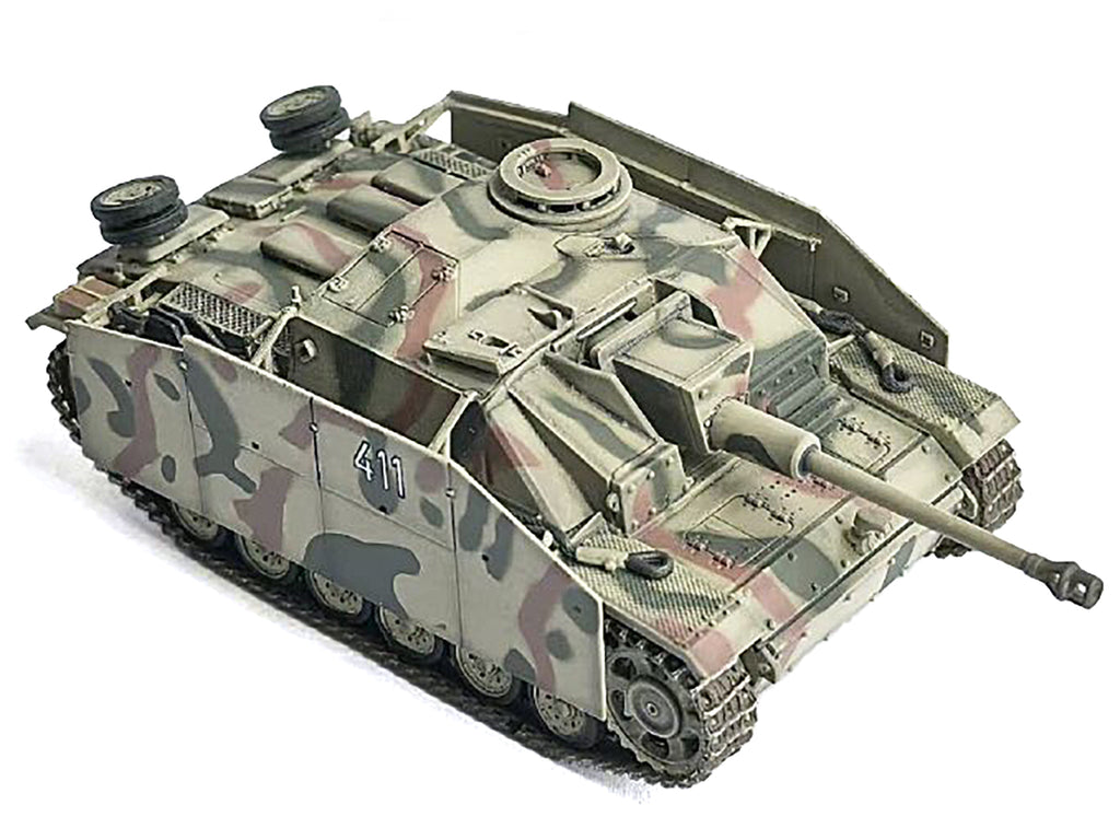 Germany StuG.III Ausf.G Early Production Tank with Schurzen #411 "Panzer Abteilung 115 Italy" (1943) "NEO Dragon Armor" Series 1/72 Plastic Model by Dragon Models - image 3