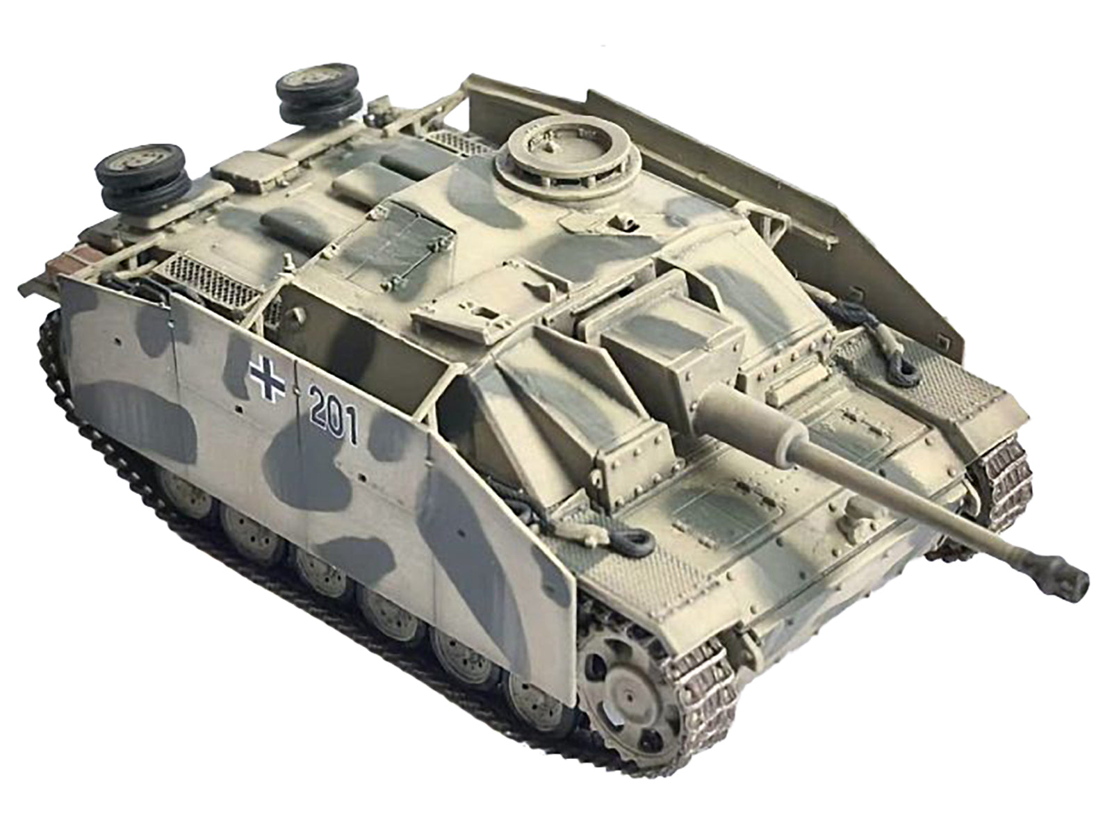 Germany StuG.III Ausf.G Early Production Tank with Schurzen #201 "StuG Brigade 242 Italy" (1943) "NEO Dragon Armor" Series 1/72 Plastic Model by Dragon Models - image 3