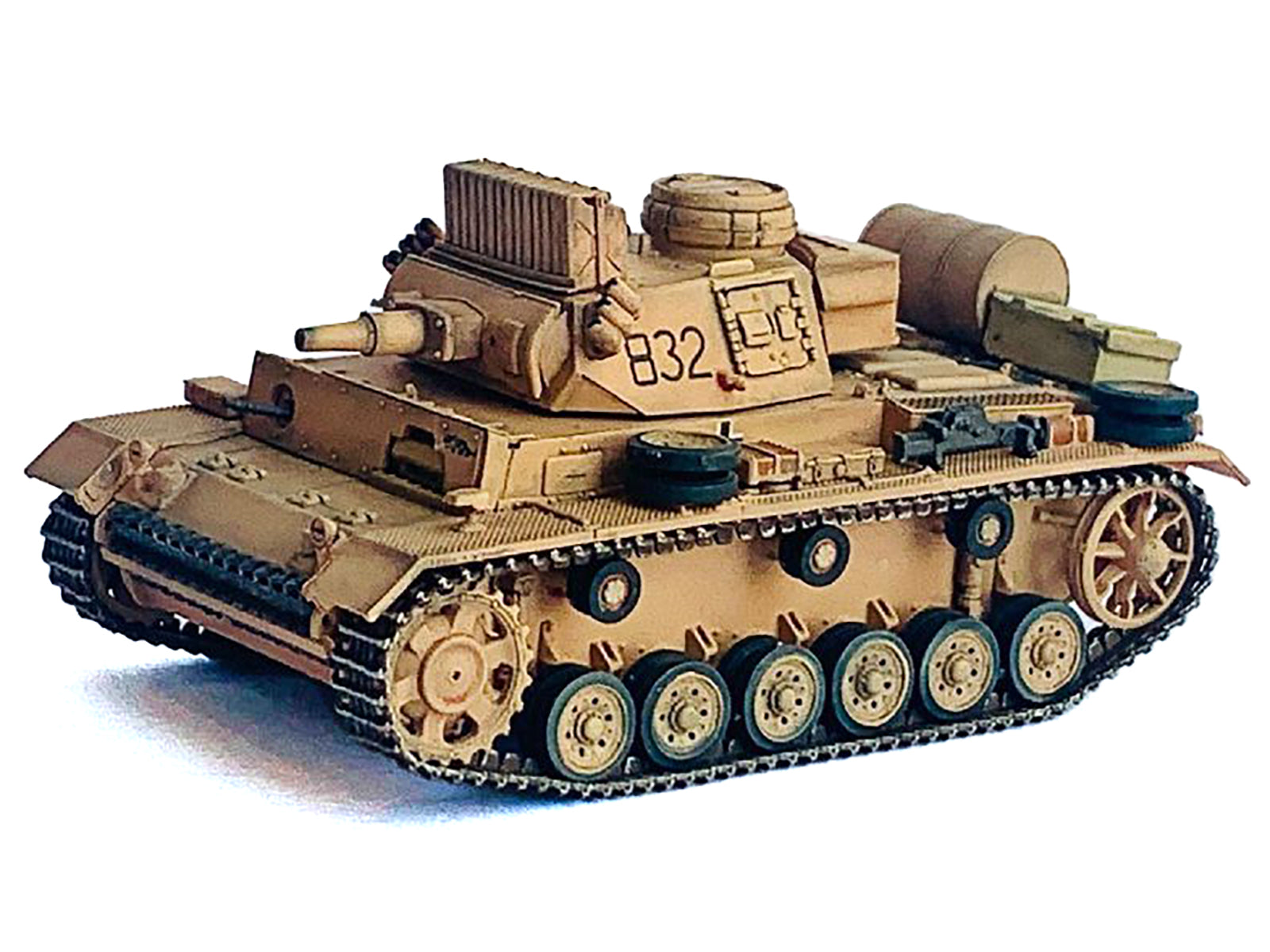 Germany Pz.Kpfw.III Ausf.N DAK Tank #832 "s.Pz.Abt.501 Tunisia" (1942/43) "NEO Dragon Armor" Series 1/72 Plastic Model by Dragon Models - image 2