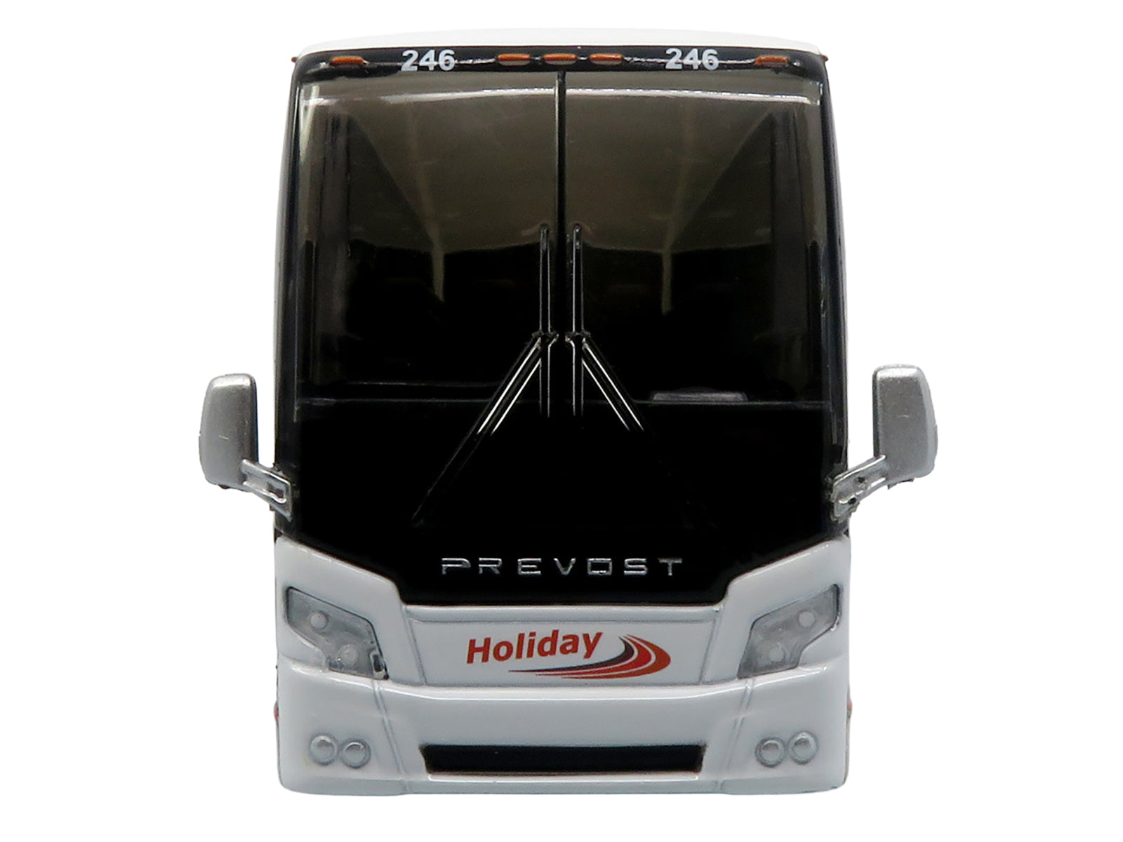 Prevost H3-45 Coach Bus "Holiday Tours - 2024 IMG Operator of the Year" White with Graphics Limited Edition 1/64 Diecast Model by Iconic Replicas - image 4