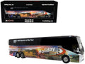 Prevost H3-45 Coach Bus "Holiday Tours - 2024 IMG Operator of the Year" White with Graphics Limited Edition 1/64 Diecast Model by Iconic Replicas