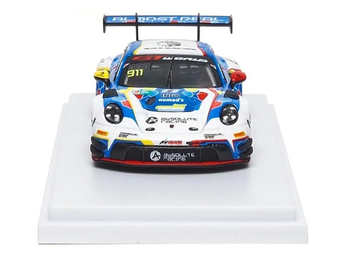 Porsche 911 GT3 R (992) #911 Alessandro Ghiretti - Huang Ruohan "Absolute Racing Presentation Car" "GT World Challenge Asia - Sepang" (2026) 1/64 Diecast Model Car by Almost Real - image 4
