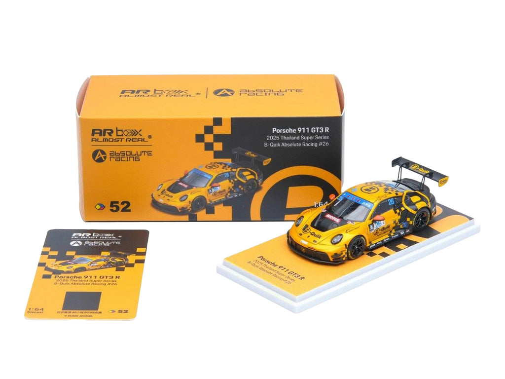 Porsche 911 GT3 R (992) #26 Henk Kiks - Sandy Stuvik "B-Quik Absolute Racing" "Thailand Super Series" (2025) 1/64 Diecast Model Car by Almost Real - image 5