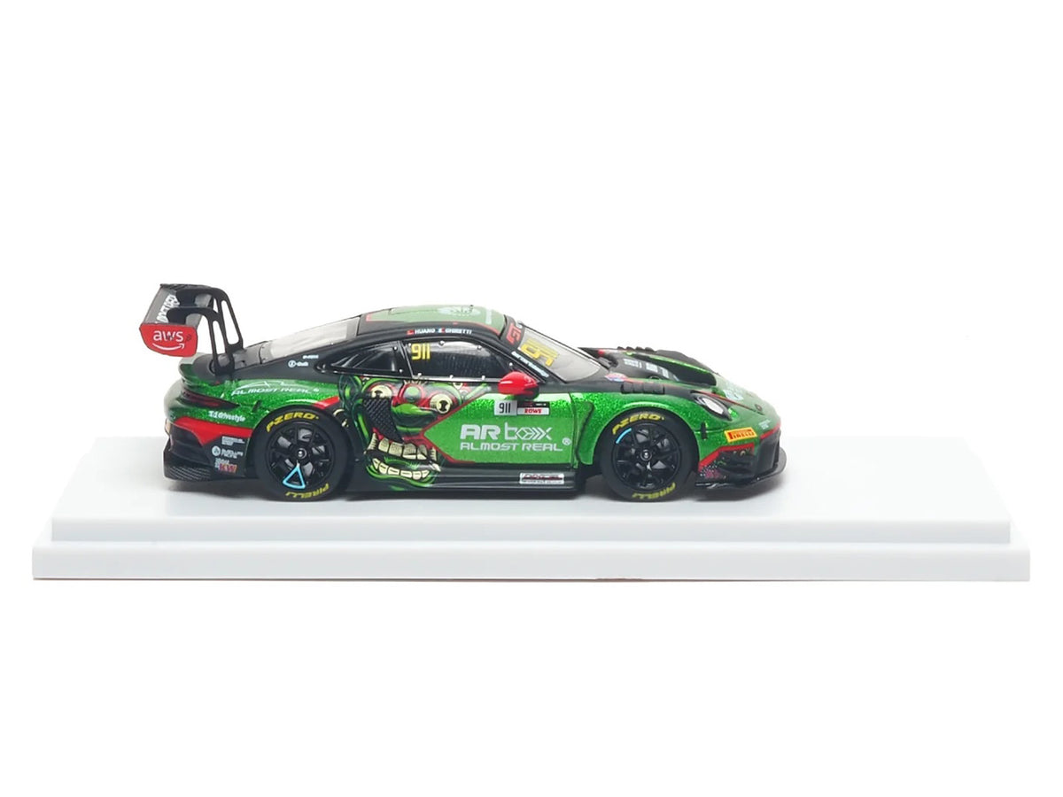 Porsche 911 GT3 R (992) #911 Alessandro Ghiretti - Huang Ruohan "Absolute Racing" "GT World Challenge Asia - Mandalika" (2026)  1/64 Diecast Model Car by Almost Real - image 2