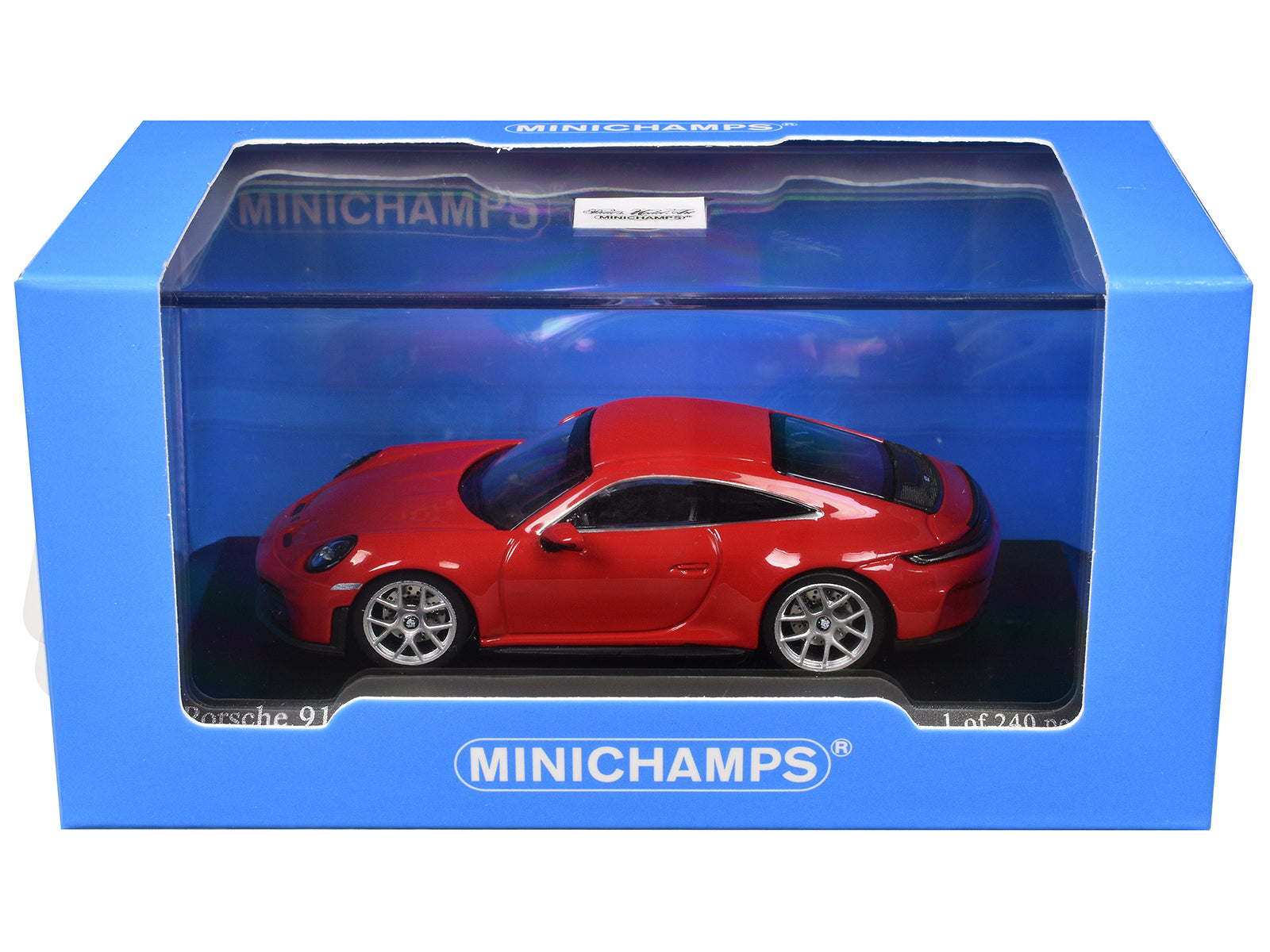 2025 Porsche 911 (992.2) GT3 Touring Red Limited Edition to 240 pieces Worldwide 1/64 Diecast Model Car by Minichamps - image 3