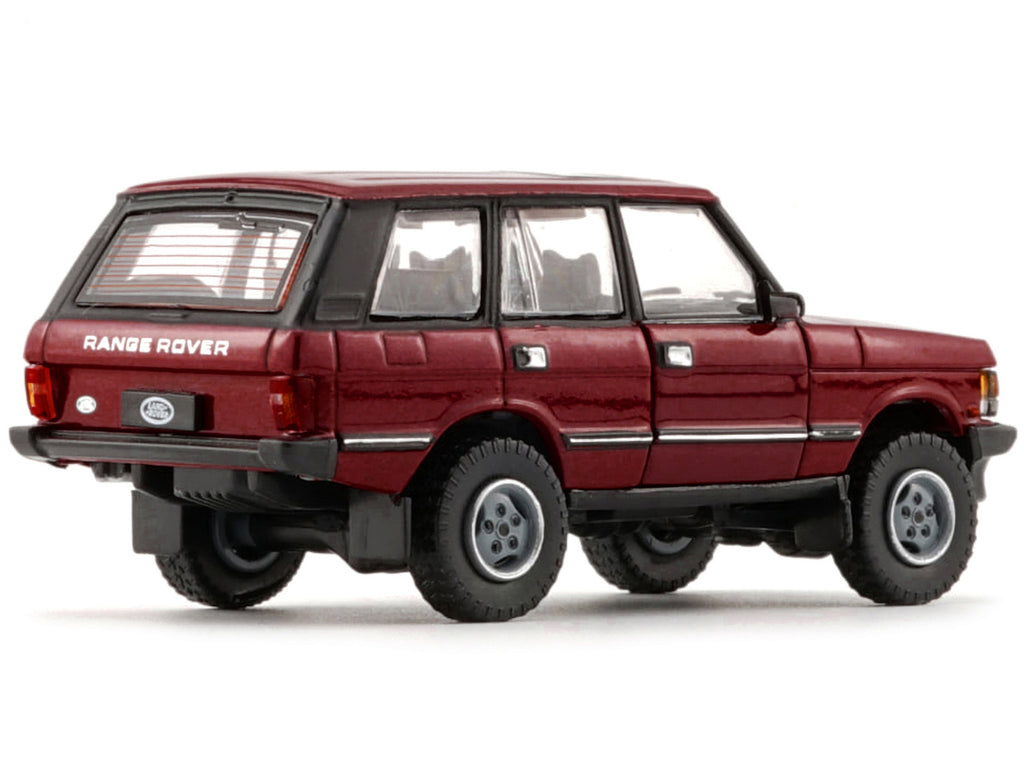 Land Rover Range Rover Classic LSE RHD (Right Hand Drive) Red with Sunroof with Extra Wheels 1/64 Diecast Model Car by BM Creations - image 4