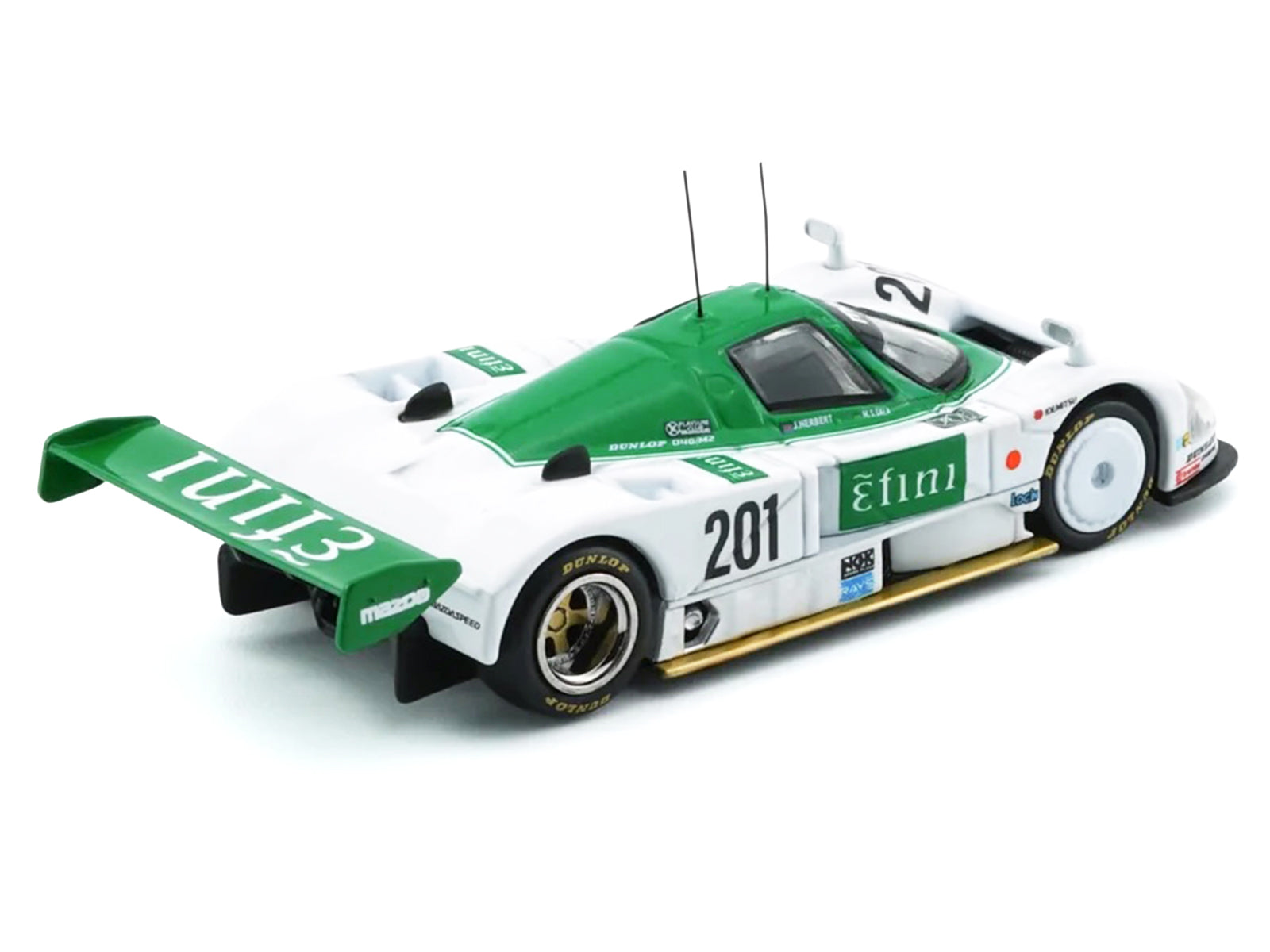 Mazda 787B #201 Johnny Herbert - Maurizio Sandro Sala "Efini" "All Japan Sports Prototype Car Endurance Championship" (1991) 1/64 Diecast Model Car by BM Creations - image 2
