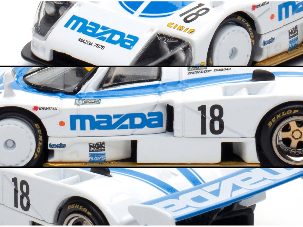 Mazda 787B #18 Stefan Johansson - David Kennedy - Maurizio Sandro Sala "Mazdaspeed" "24 Hours of Le Mans" (1991) 1/64 Diecast Model Car by BM Creations - image 2