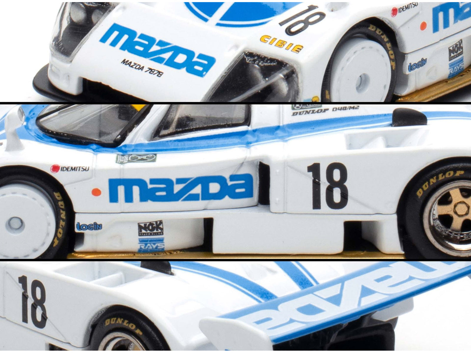 Mazda 787B #18 Stefan Johansson - David Kennedy - Maurizio Sandro Sala "Mazdaspeed" "24 Hours of Le Mans" (1991) 1/64 Diecast Model Car by BM Creations - image 2