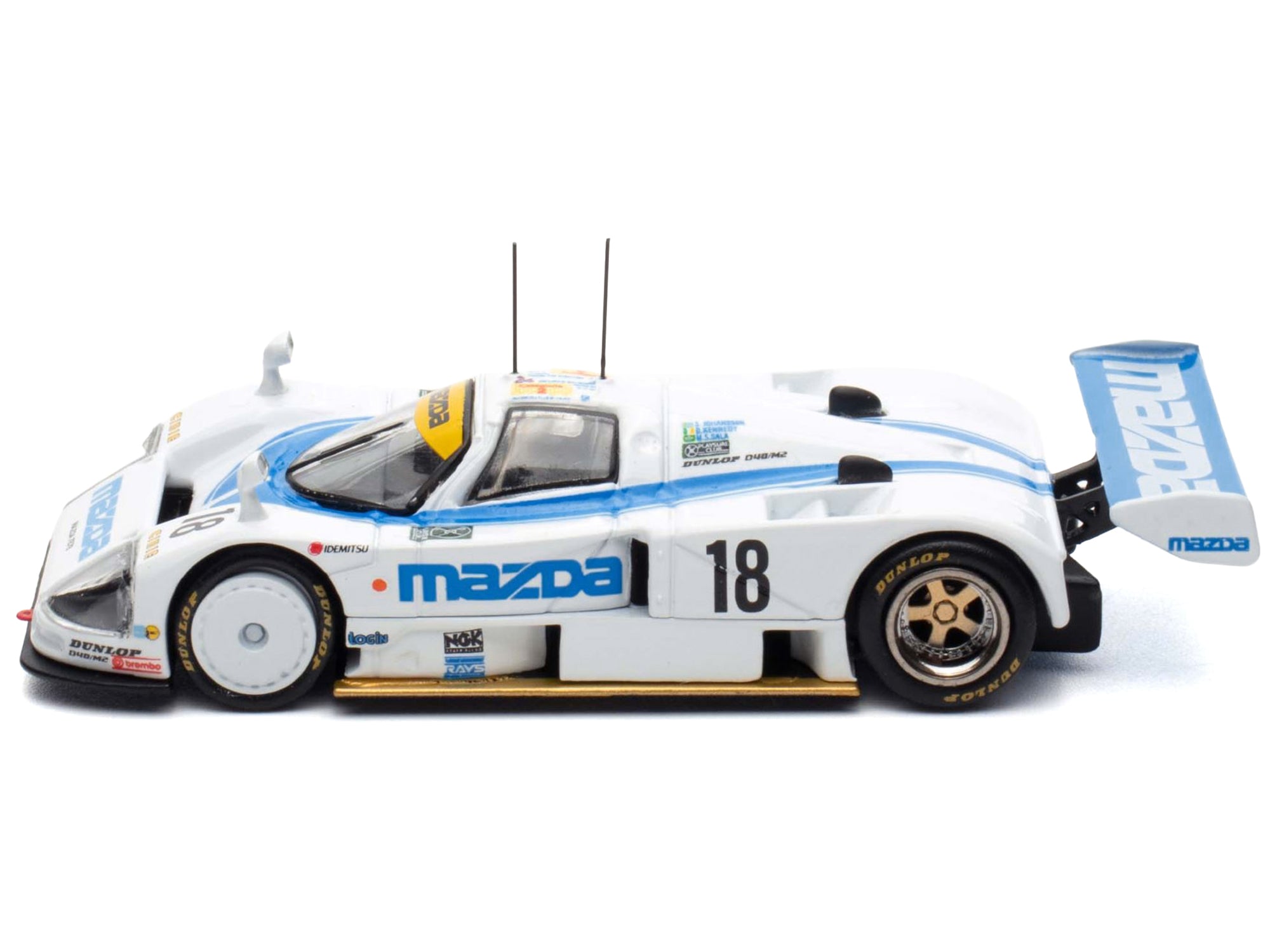 Mazda 787B #18 Stefan Johansson - David Kennedy - Maurizio Sandro Sala "Mazdaspeed" "24 Hours of Le Mans" (1991) 1/64 Diecast Model Car by BM Creations - image 3