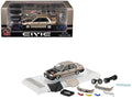 Honda Civic EF2 Champagne Metallic with Alternate Parts 1/64 Diecast Model Car by BM Creations