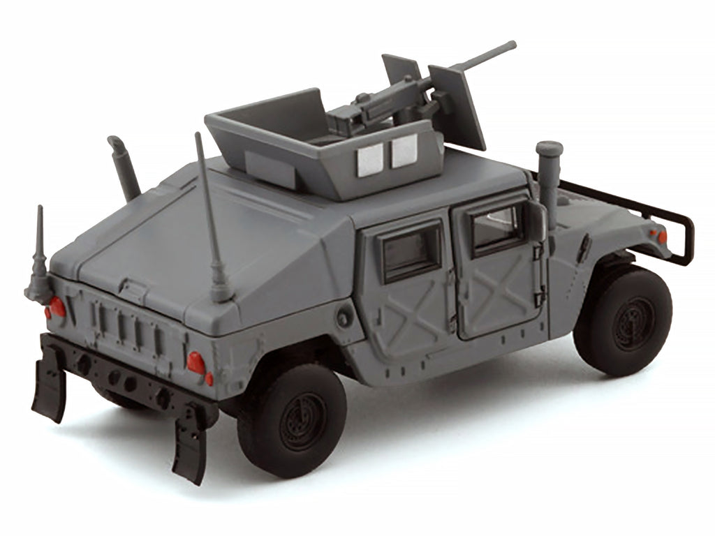 HUMVEE 4-CT Military Vehicle Matt Gray with Alternative Tops 1/64 Diecast Model Car by BM Creations - image 4