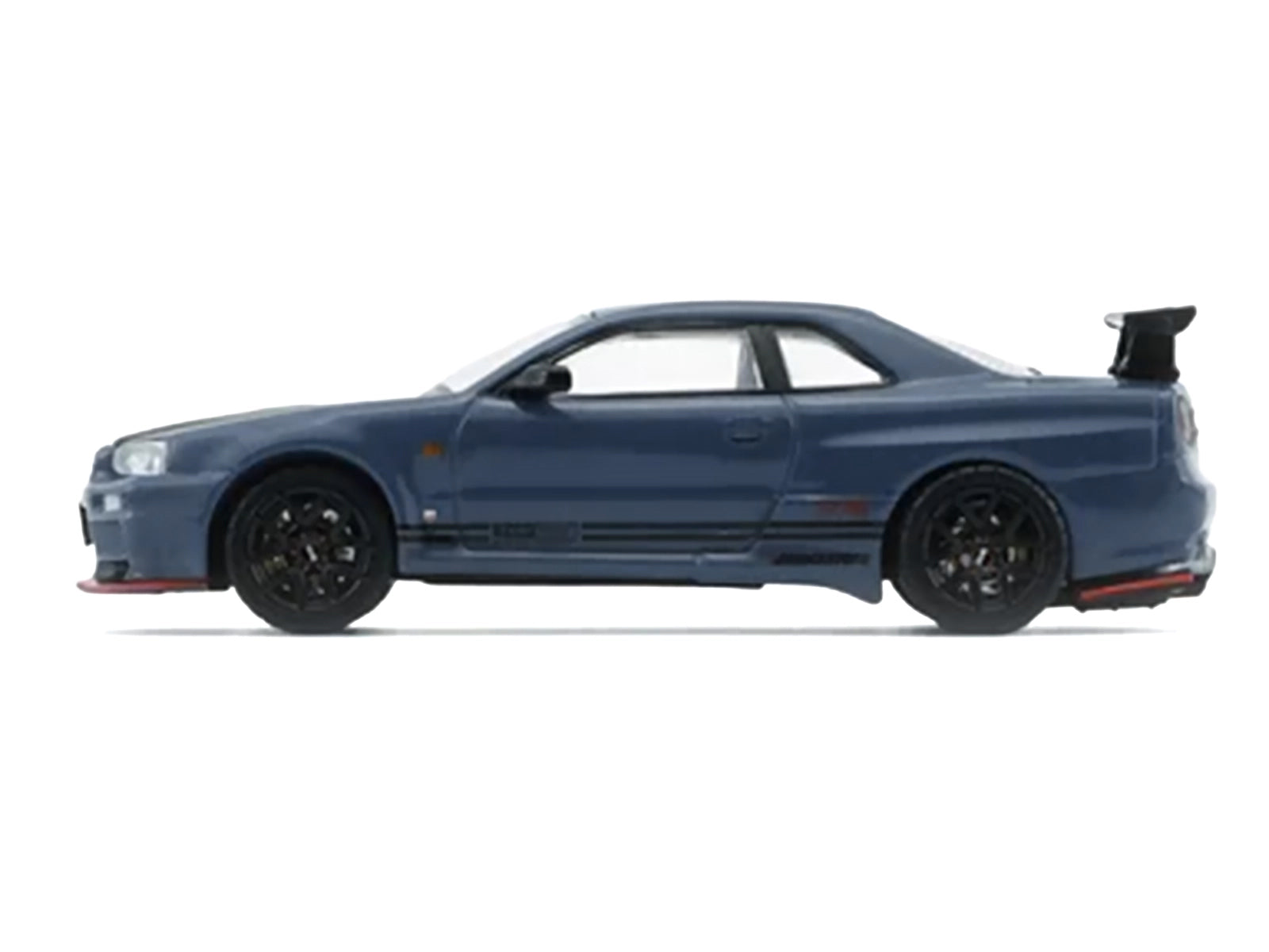 Nissan "Top Secret" Skyline GT-R (BNR34) RHD (Right Hand Drive) Stealth Gray with Carbon Hood "Tokyo Auto Salon 2026" 1/64 Diecast Model Car by BM Creations