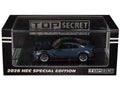 Nissan "Top Secret" GT-R (R35) RHD (Right Hand Drive) Stealth Gray with Carbon Hood and Top "Hobby Expo China 2026" 1/64 Diecast Model Car by BM Creations