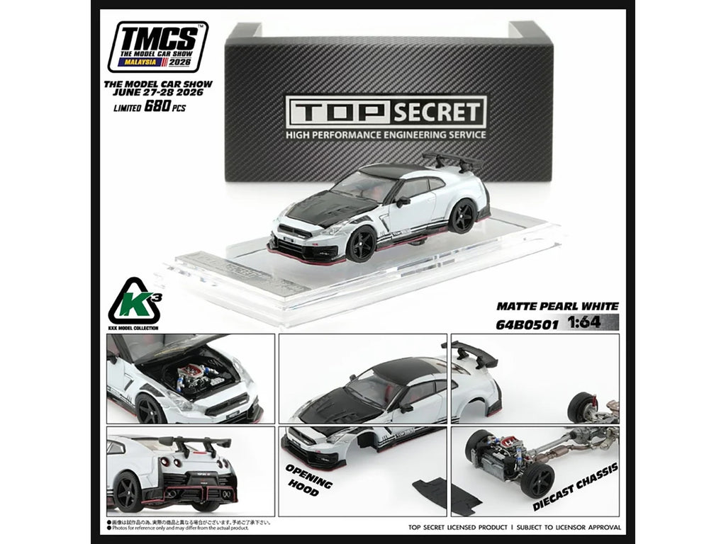 The Model Car Show (TMCS) Malaysia 2026 Set of 3 Pieces Limited Edition to 680 pieces Worldwide 1/64 Diecast Model Cars by BM Creations