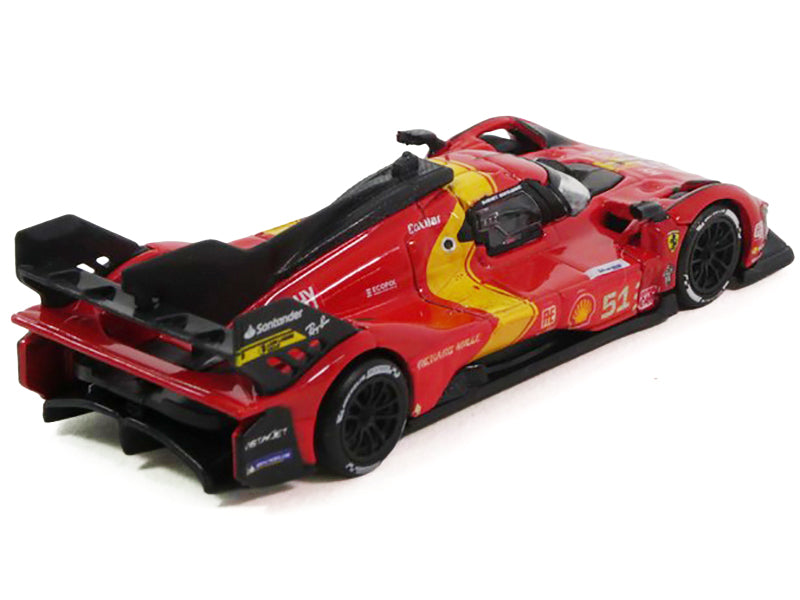Ferrari 499P #51 James Calado - Antonio Giovinazzi - Alessandro Pier Guidi "Ferrari AF Corse" Winner "24 Hours of Le Mans" (2023) 1/64 Diecast Model Car by Polistil - image 3