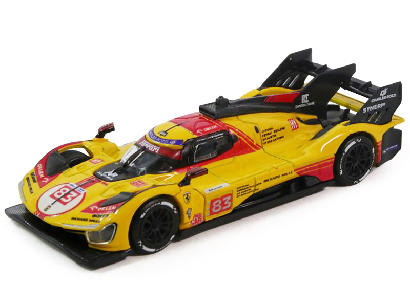 Ferrari 499P #83 Robert Kubica - Robert Shwartzman - Yifei Ye "AF Corse" "24 Hours of Le Mans" (2024) 1/64 Diecast Model Car by Polistil - image 2