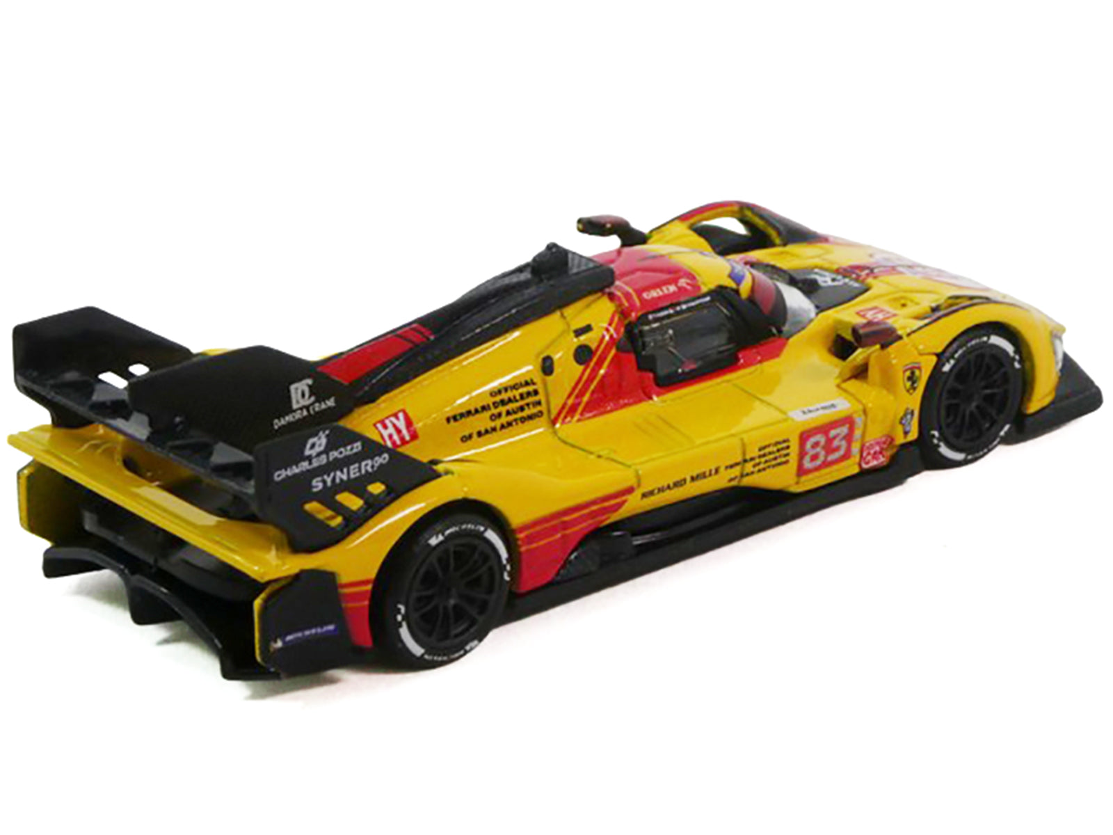 Ferrari 499P #83 Robert Kubica - Robert Shwartzman - Yifei Ye "AF Corse" "24 Hours of Le Mans" (2024) 1/64 Diecast Model Car by Polistil - image 3