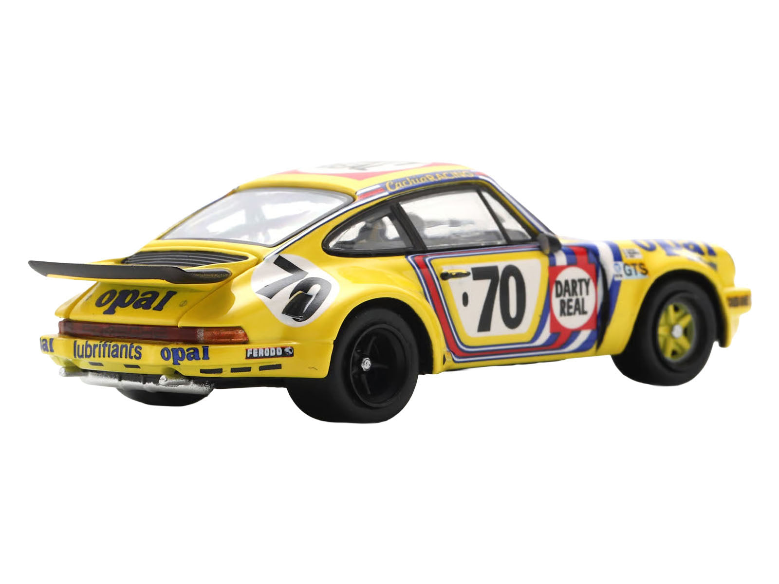 Porsche 911 Carrera RSR 3.0 #70 Henri Cachia - Raymound Touroul - Dennis Rua "ASA Cachia-Bondy" "24 Hours of Le Mans" (1974) 1/64 Model Car by Spark - image 3