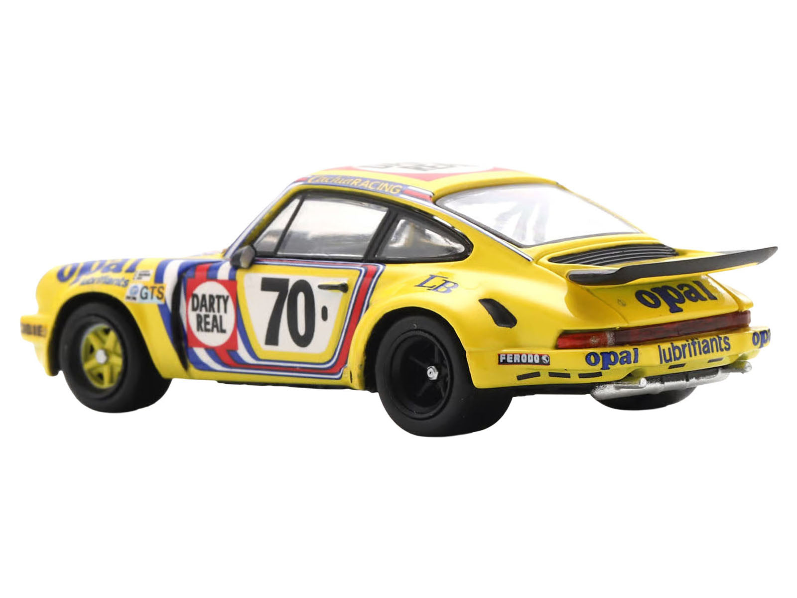 Porsche 911 Carrera RSR 3.0 #70 Henri Cachia - Raymound Touroul - Dennis Rua "ASA Cachia-Bondy" "24 Hours of Le Mans" (1974) 1/64 Model Car by Spark - image 4