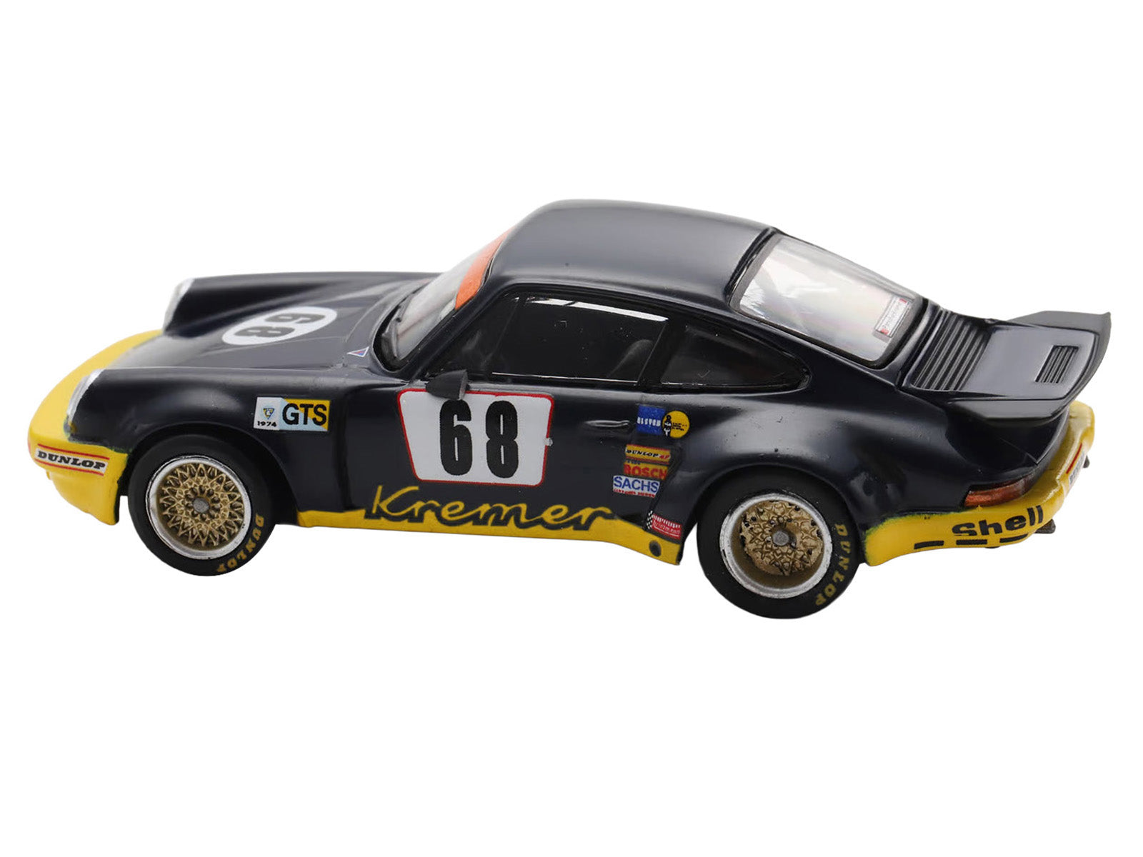 Porsche 911 Carrera RSR #68 Erwin Kremer - Hans Heyer - Paul Keller "Samson Kremer Racing" "24 Hours of Le Mans" (1974) 1/64 Model Car by Spark - image 2