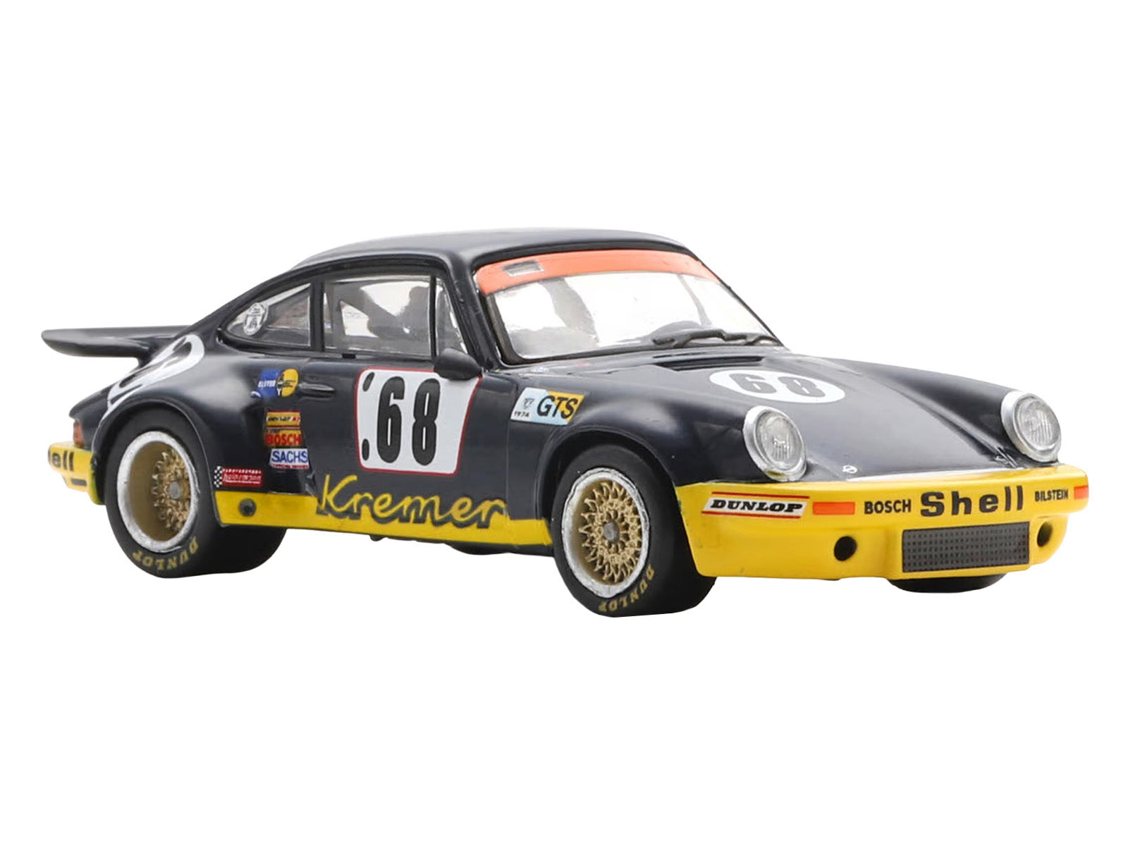 Porsche 911 Carrera RSR #68 Erwin Kremer - Hans Heyer - Paul Keller "Samson Kremer Racing" "24 Hours of Le Mans" (1974) 1/64 Model Car by Spark - image 5